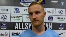 Franz Brorsson efter 1-1 borta mot AIK