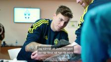Eurojackpot – Guidetti och Lindelöf tatuerar landslagets huvudsponsor