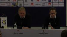 Presskonferensen efter 1-1 borta i Göteborg