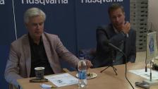 Presskonferensen efter Husqvarna FF - Hammarby