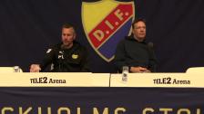 Presskonferensen efter DIF-Mjällby