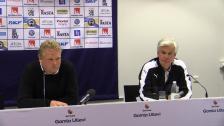 Presskonferensen efter 2-1-förlusten i Göteborg