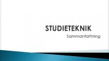 Studieteknik sammanfattning (turkiska)