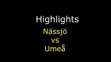 Highlights Nässjö vs Umeå