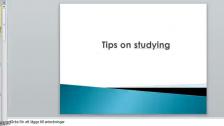 Basic studying tips